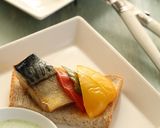 夏野菜と塩鯖のオーブン焼きミントソース作り方6写真