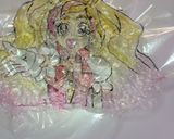 オブラート プリンセスプリキュアキャラ弁作り方4写真