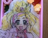 オブラート プリンセスプリキュアキャラ弁作り方7写真