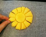 野菜ジュース♪ひまわりココアメロンパン☆作り方7写真