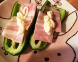 超簡単！ピーマンdeピザ作り方1写真