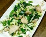 ♪鶏と葱のシンプル炒め♪作り方4写真