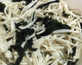 旦那様がお気に入りの えのきわかめ作り方3写真