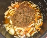 牛肉のすき焼き味炊き込みご飯作り方4写真