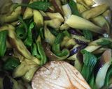 なすとピーマンの油味噌炒め作り方5写真