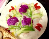 こどもの日☆菖蒲のリボンサラダ作り方3写真