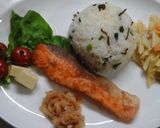 小口ネギと塩昆布ライス作り方3写真
