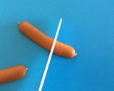 キャラ弁☆おかず☆ソーセージのカタツムリ作り方3写真