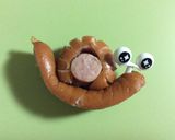 キャラ弁☆おかず☆ソーセージのカタツムリ作り方6写真