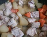 ♪大根と鶏もも肉の簡単煮物♪作り方5写真