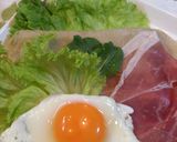 ♪生ハムと半熟卵のガレット♪作り方4写真