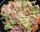春キャベツ入り〜野菜たっぷり焼きビーフン作り方4写真