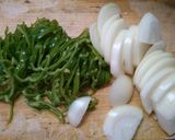 豚肉と玉ねぎ　しめじピーマンの肉野菜炒め作り方2写真