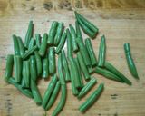簡単　和食　人参　いんげん　かつおの煮物作り方2写真