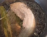 茹で豚キムチ作り方1写真