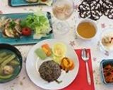 玄米と黒ゴマとひじきで真っ黒チャーハン作り方5写真