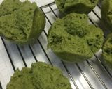大量に作る抹茶蒸しパンあんこ入り作り方4写真
