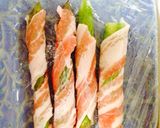 レンジで簡単！アスパラ肉巻き作り方1写真