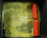 簡単★りんご卵焼きのデコおにぎらず♪作り方2写真