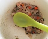 ブサイクおにぎり〜離乳食作り方1写真