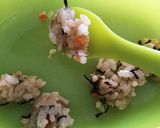 ブサイクおにぎり〜離乳食作り方2写真