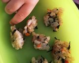 ブサイクおにぎり〜離乳食作り方3写真