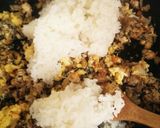 リメイク◆ハンバーグ炒飯◆作り方5写真
