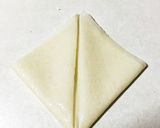 子供の日に☆ミートチーズ兜春巻き☆作り方6写真