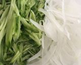 タレが絶品＊野菜たっぷり納豆冷やしうどん作り方2写真