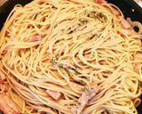 レタスとベーコンのクリームパスタ♪作り方11写真