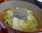 ルクルーゼで☆新キャベツの肉詰め♪簡単作り方6写真