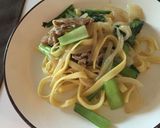 栄養たっぷり!和風バター醤油パスタ作り方10写真