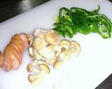 大葉のコンソメパスタ作り方1写真