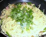 大葉のコンソメパスタ作り方3写真