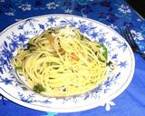 大葉のコンソメパスタ作り方4写真