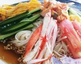 夏ランチ☆冷やし中華風ぶっかけ素麺作り方3写真