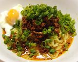 お手軽に、くにまつ風広島汁なし坦々麺作り方17写真