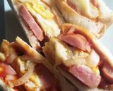 トロあつ ウインナーと卵とチーズサンド作り方9写真