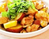 ご飯もお酒も進むよ～❤鶏肉とさつま芋炒め作り方15写真
