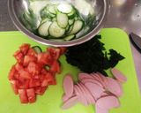 ワカメサラダ（魚肉ソーセージ入り）作り方2写真