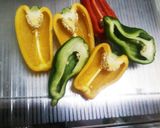 肉詰めに飽きたら☆しらす詰めピーマン作り方1写真