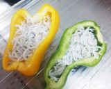 肉詰めに飽きたら☆しらす詰めピーマン作り方3写真
