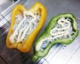 肉詰めに飽きたら☆しらす詰めピーマン作り方4写真