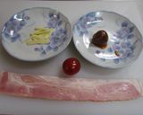 お弁当に♪ベーコン巻き②ミートプチトマト作り方1写真