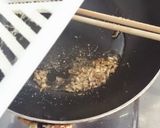 にらと挽き肉の中華風☆肉味噌パスタ作り方5写真