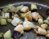 エビと春野菜のトマトソースパスタ作り方5写真