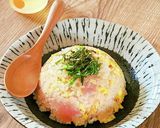 半生が絶品！たらこしそバターライス！作り方7写真