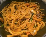 桃太郎トマトジュースでつくるナポリタン作り方5写真