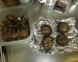 簡単おつまみ☆椎茸のそぼろチーズ焼き作り方2写真