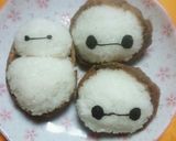 キャラ弁♡ベイマックス稲荷♡弁当　運動会作り方7写真